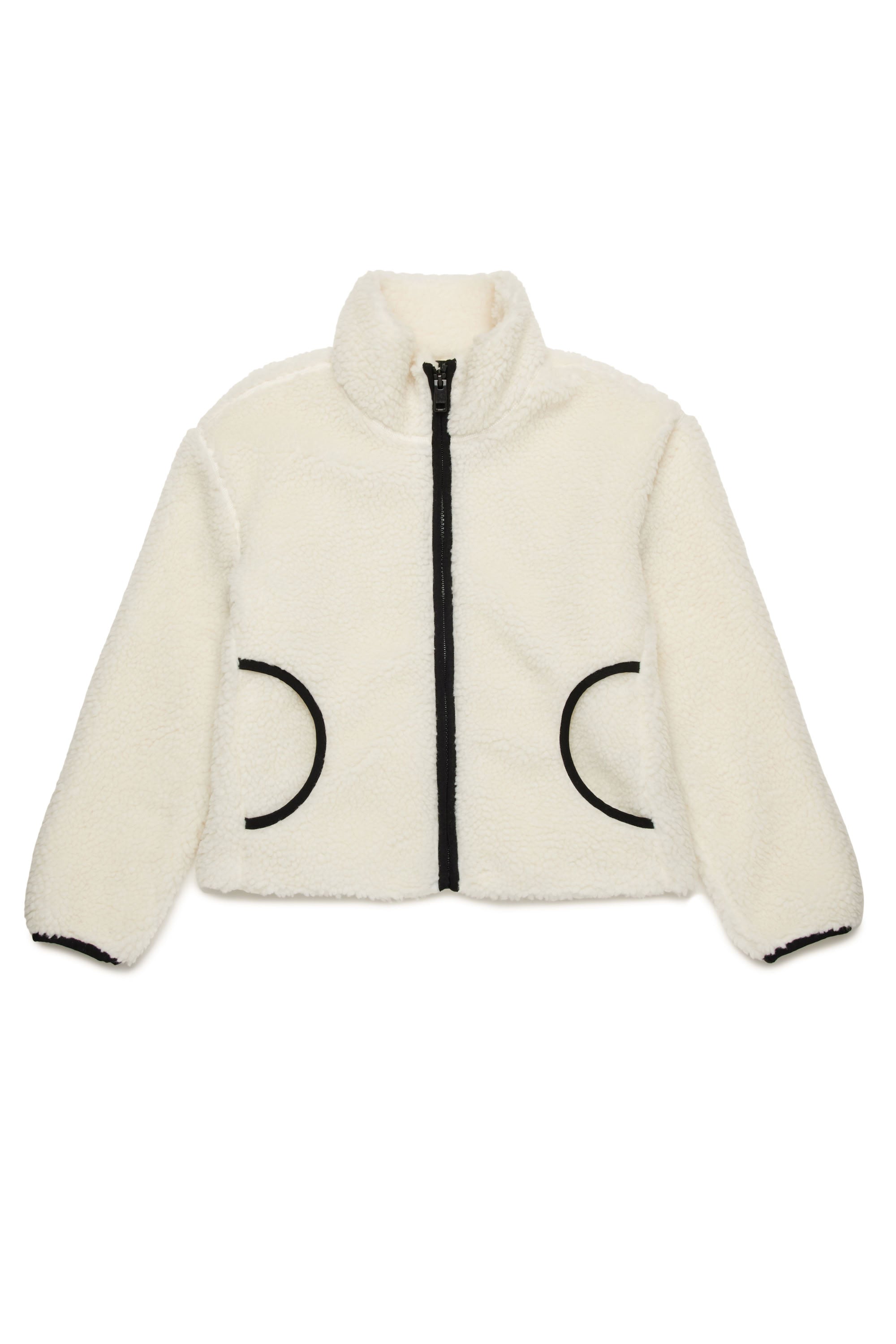 Stand-up collar jacket with zip - Vapourous Gray