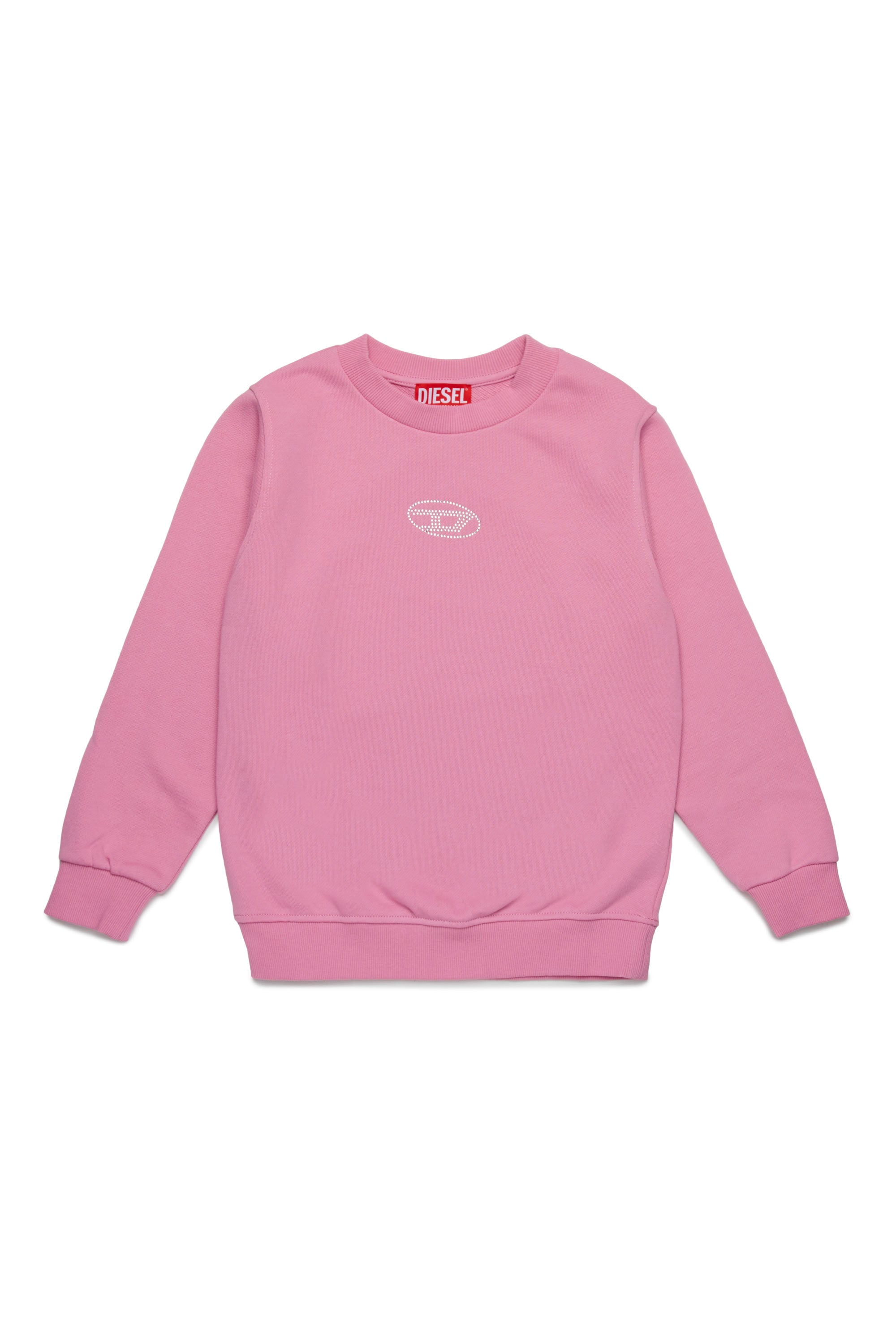 Sweatshirt avec logo imprimé - Rose