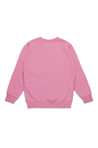 Sweatshirt avec logo imprimé - Rose