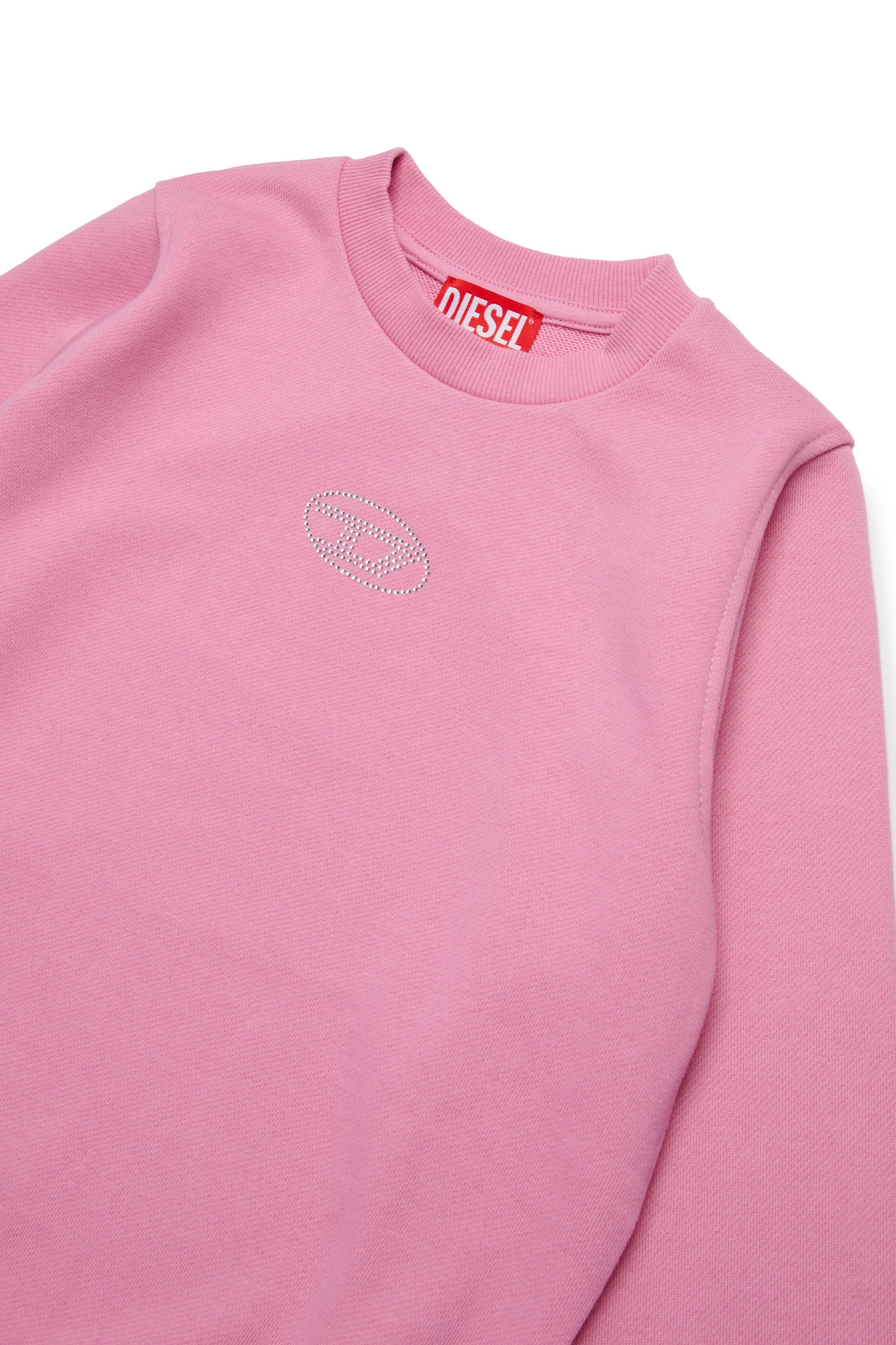 Sweatshirt avec logo imprimé - Rose
