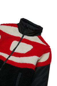 Jacket with logo - Nero