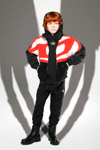 Jacket with logo - Nero