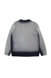 Washed wool jumper - Nero