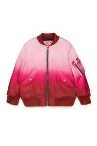 Washed and zipped jacket - New Red