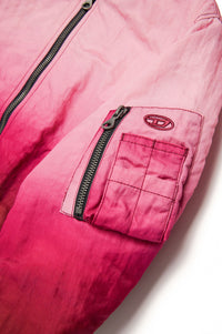 Washed and zipped jacket - New Red