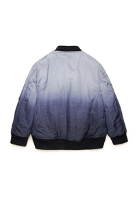 Veste délavée et zippée - Nero