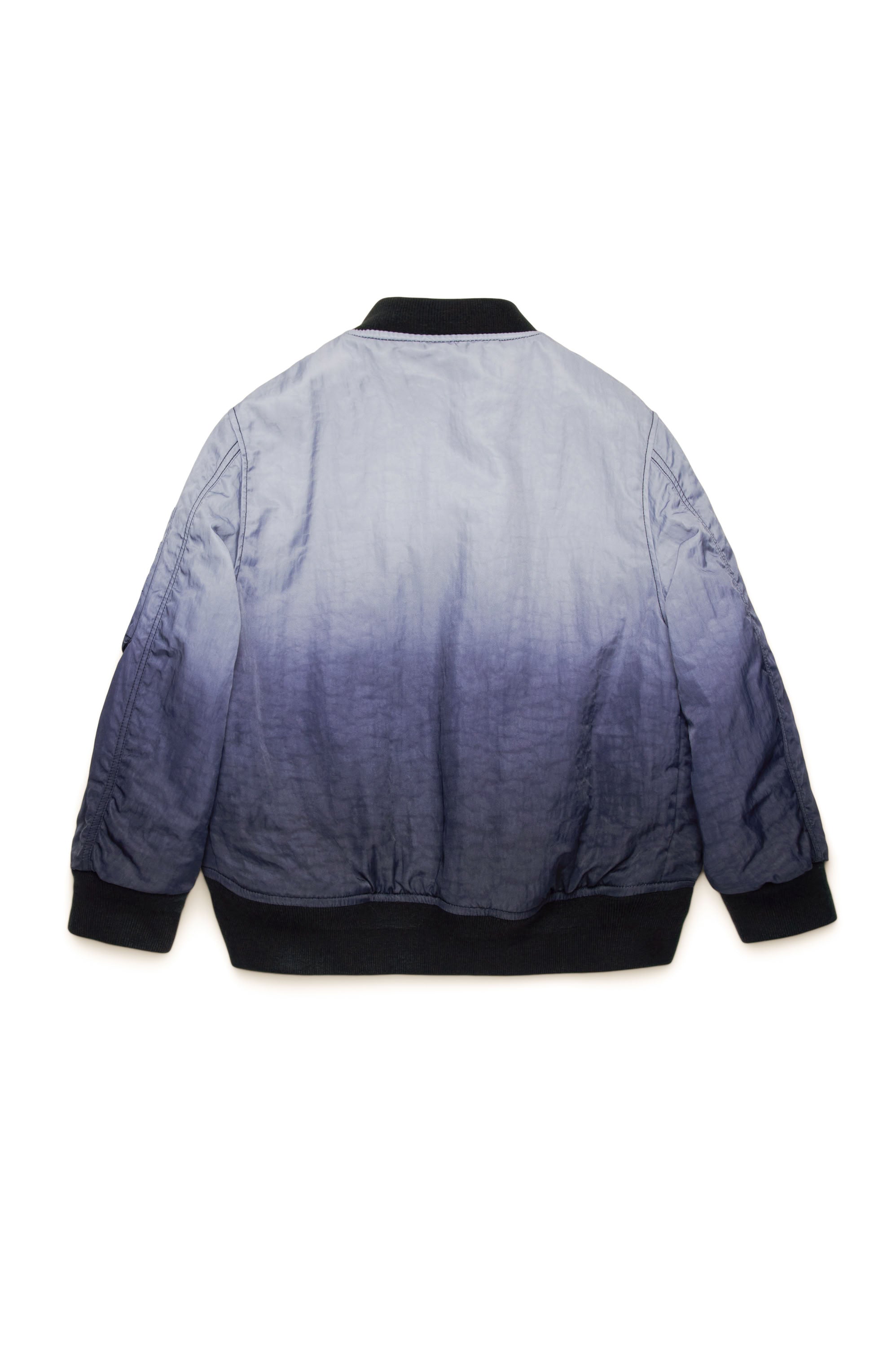 Veste délavée et zippée - Nero