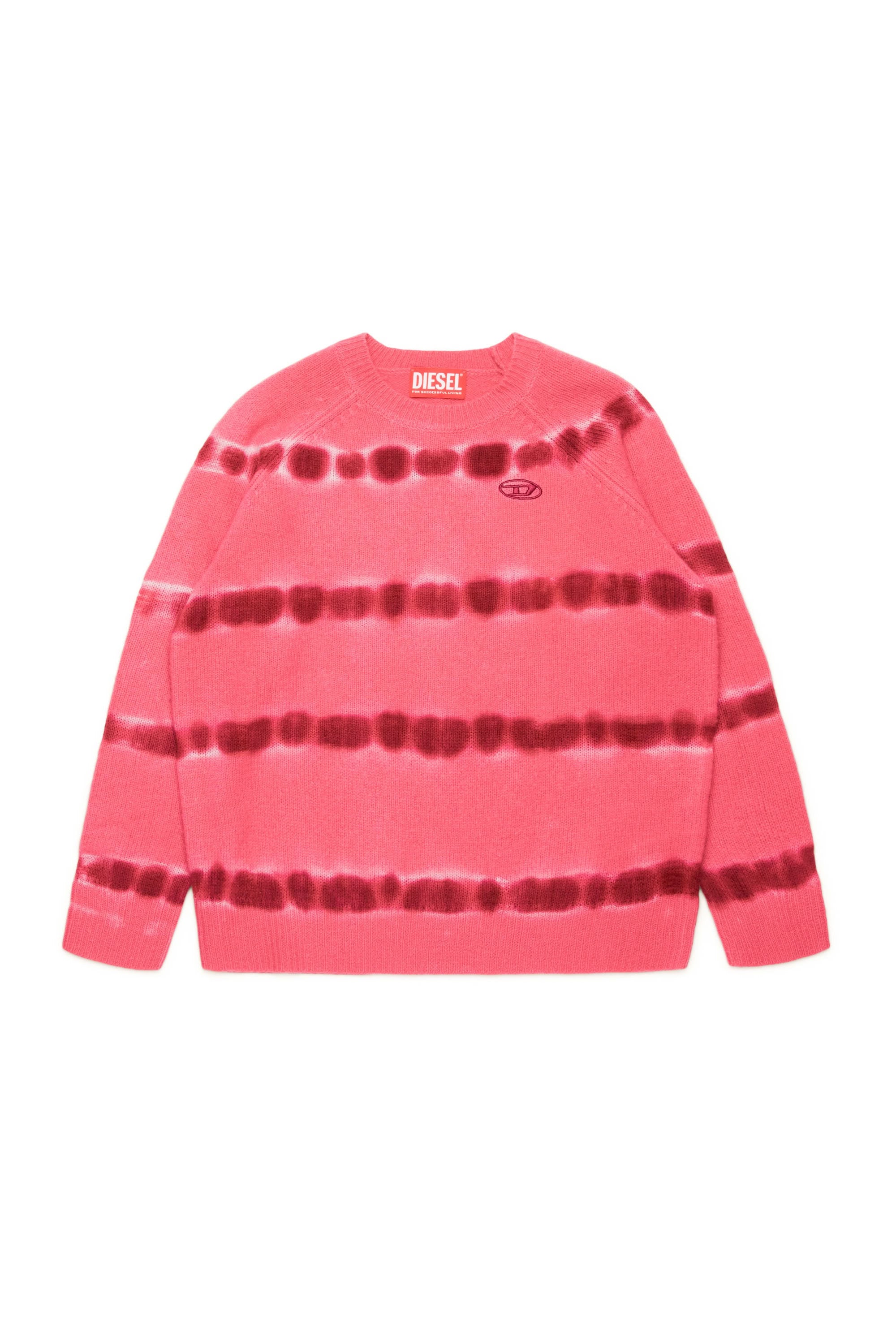 Washed wool jumper - Pink Doll