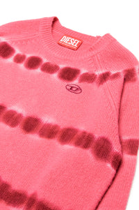 Washed wool jumper - Pink Doll