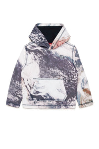 Sweat à capuche ample à capuche - Multicolor