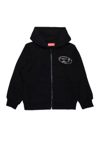 Sweat à capuche ample à capuche - Nero
