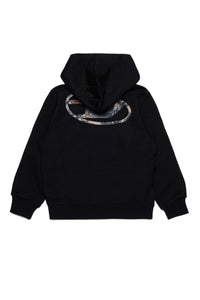 Sweat à capuche ample à capuche - Nero
