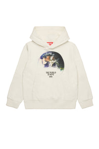 Sweat à capuche ample à capuche - Vapourous Gray