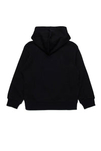 Loose-fitting hoodie - Nero