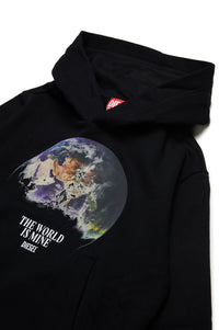 Loose-fitting hoodie - Nero