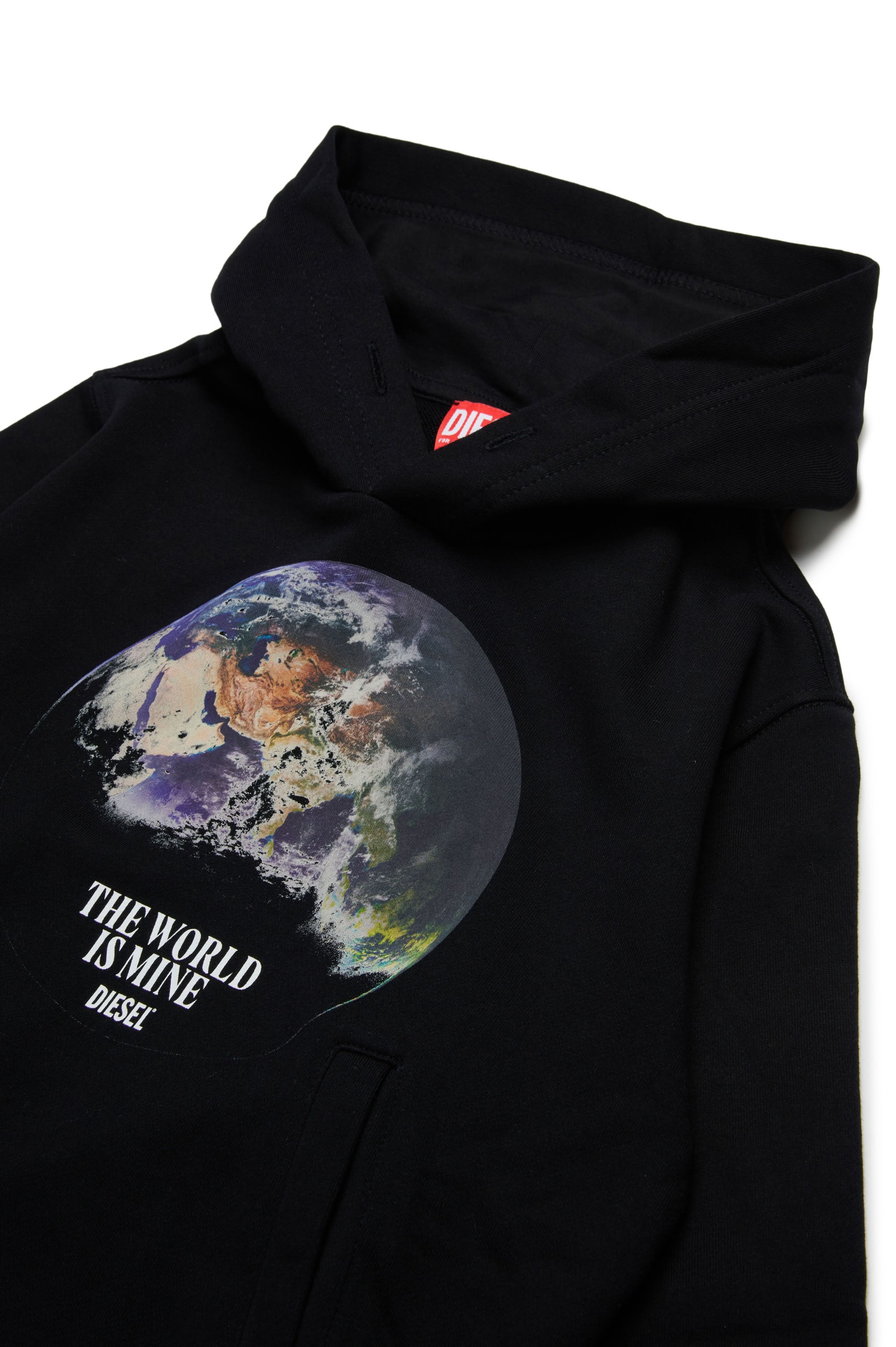 Loose-fitting hoodie - Nero