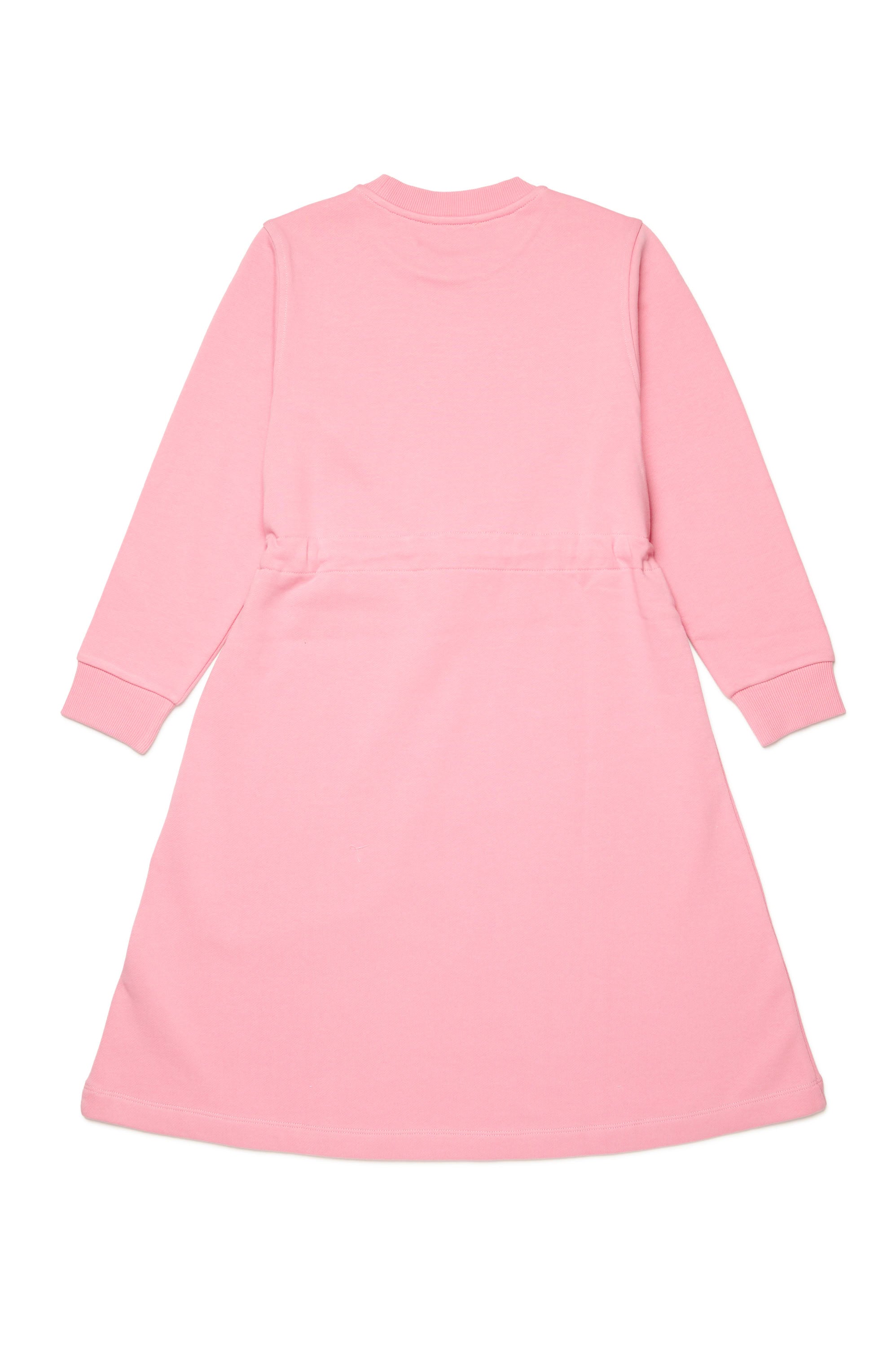 Robe évasée et côtelée - Rose