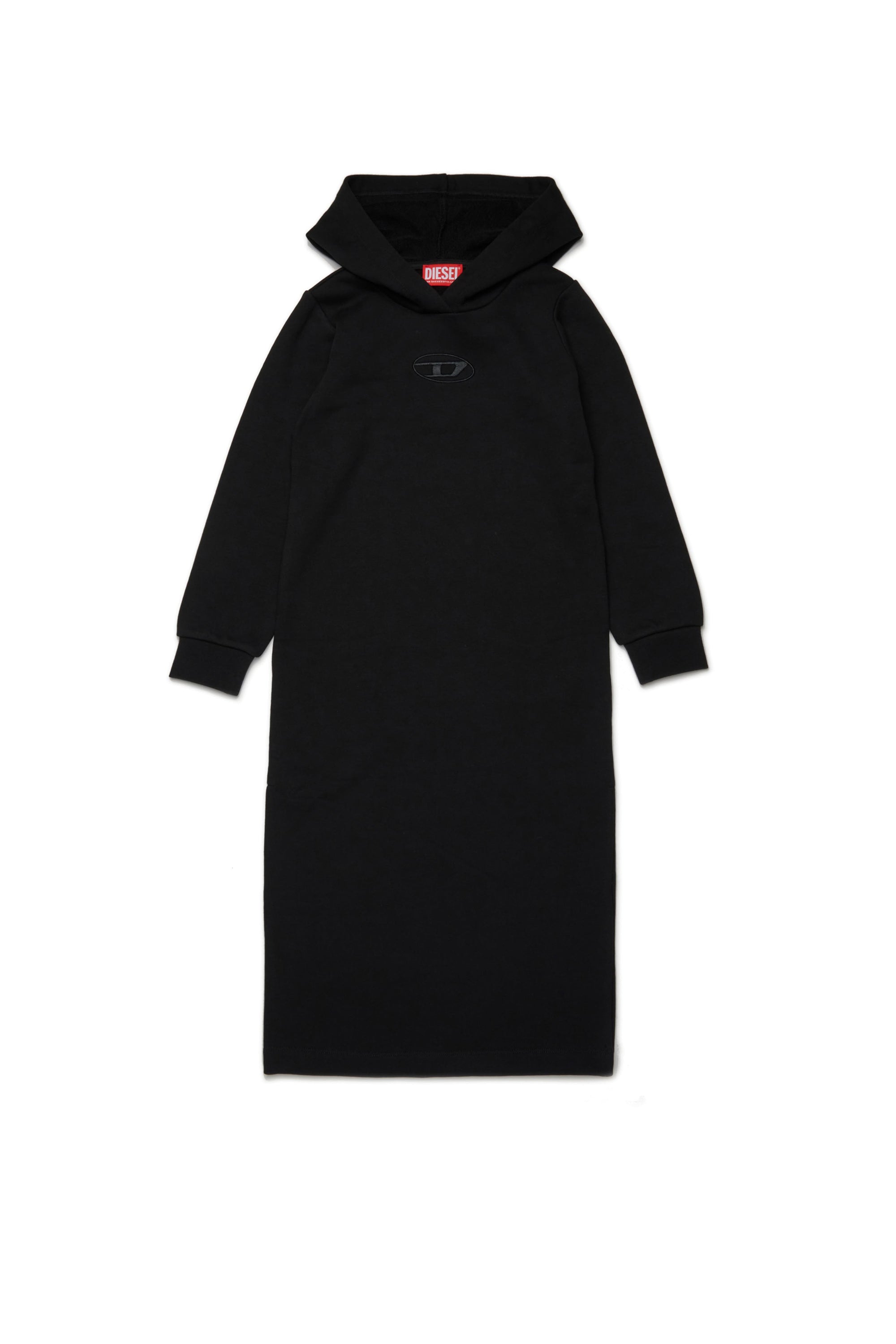 Hooded maxi dress - Nero