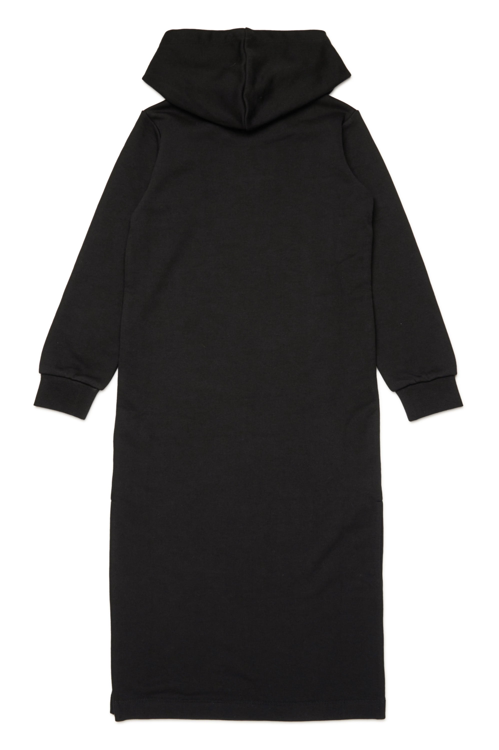 Hooded maxi dress - Nero