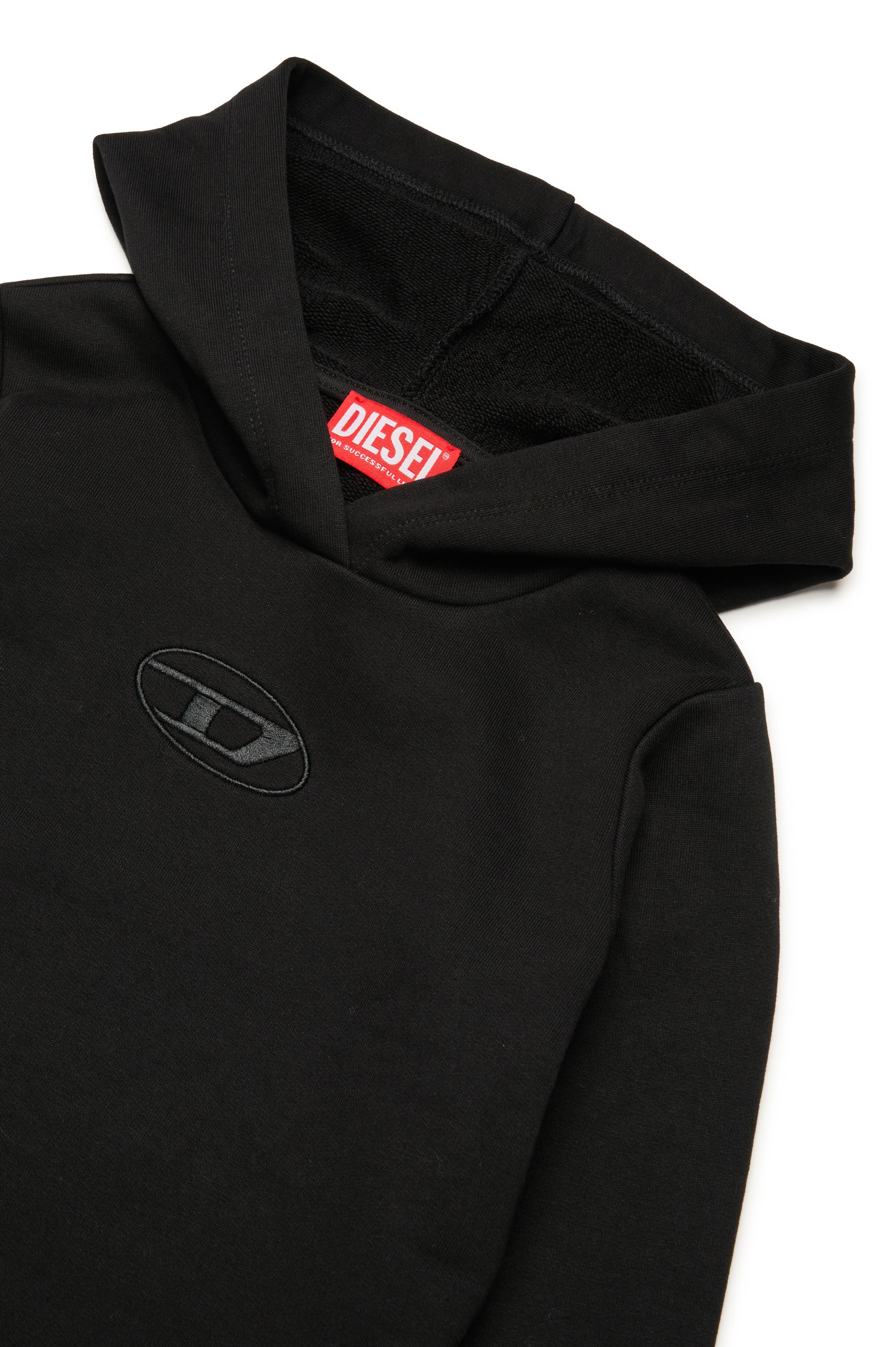 Hooded maxi dress - Nero