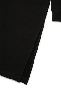 Hooded maxi dress - Nero