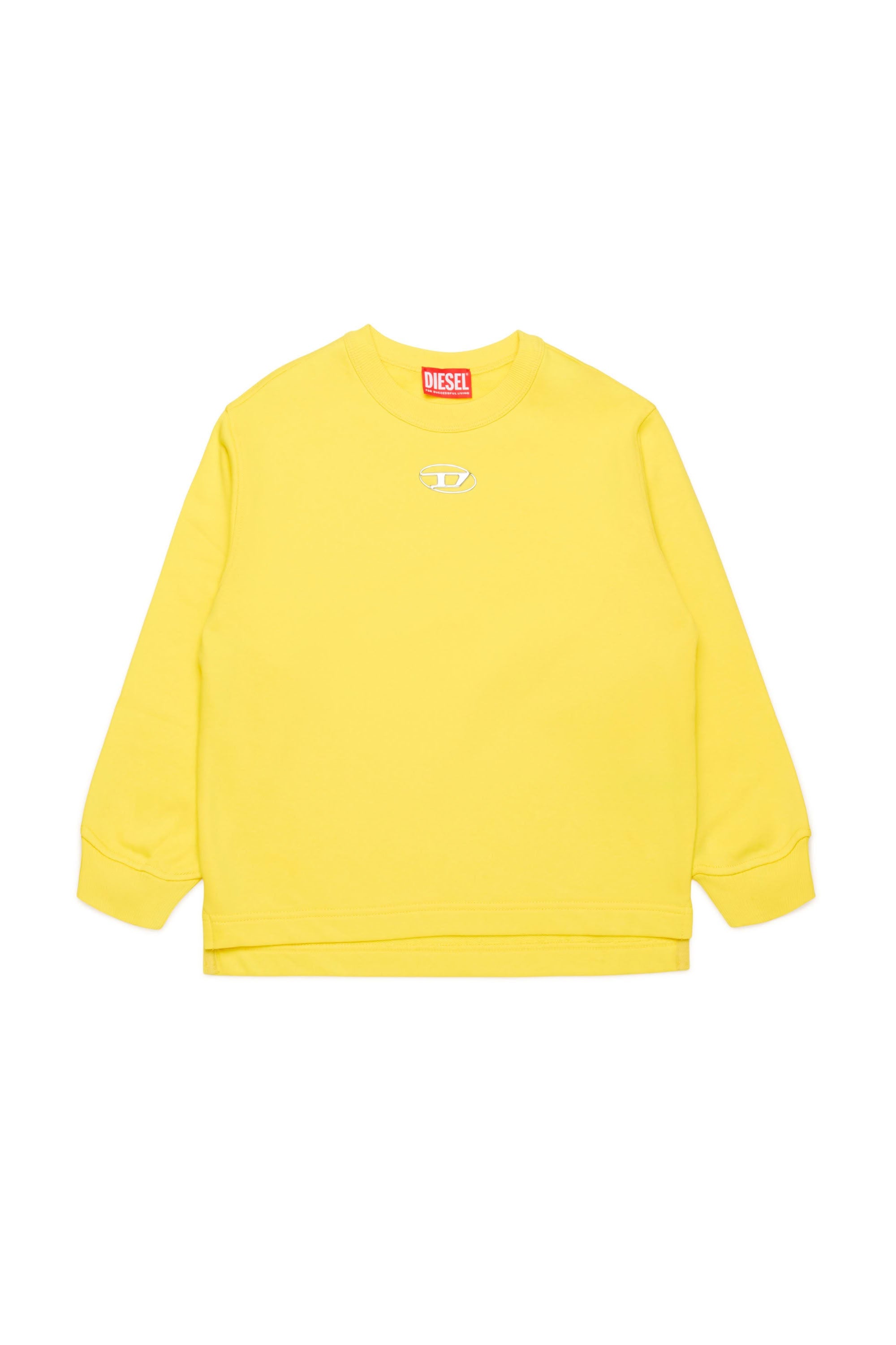 Sweatshirt with printed logo - Golden Yellow