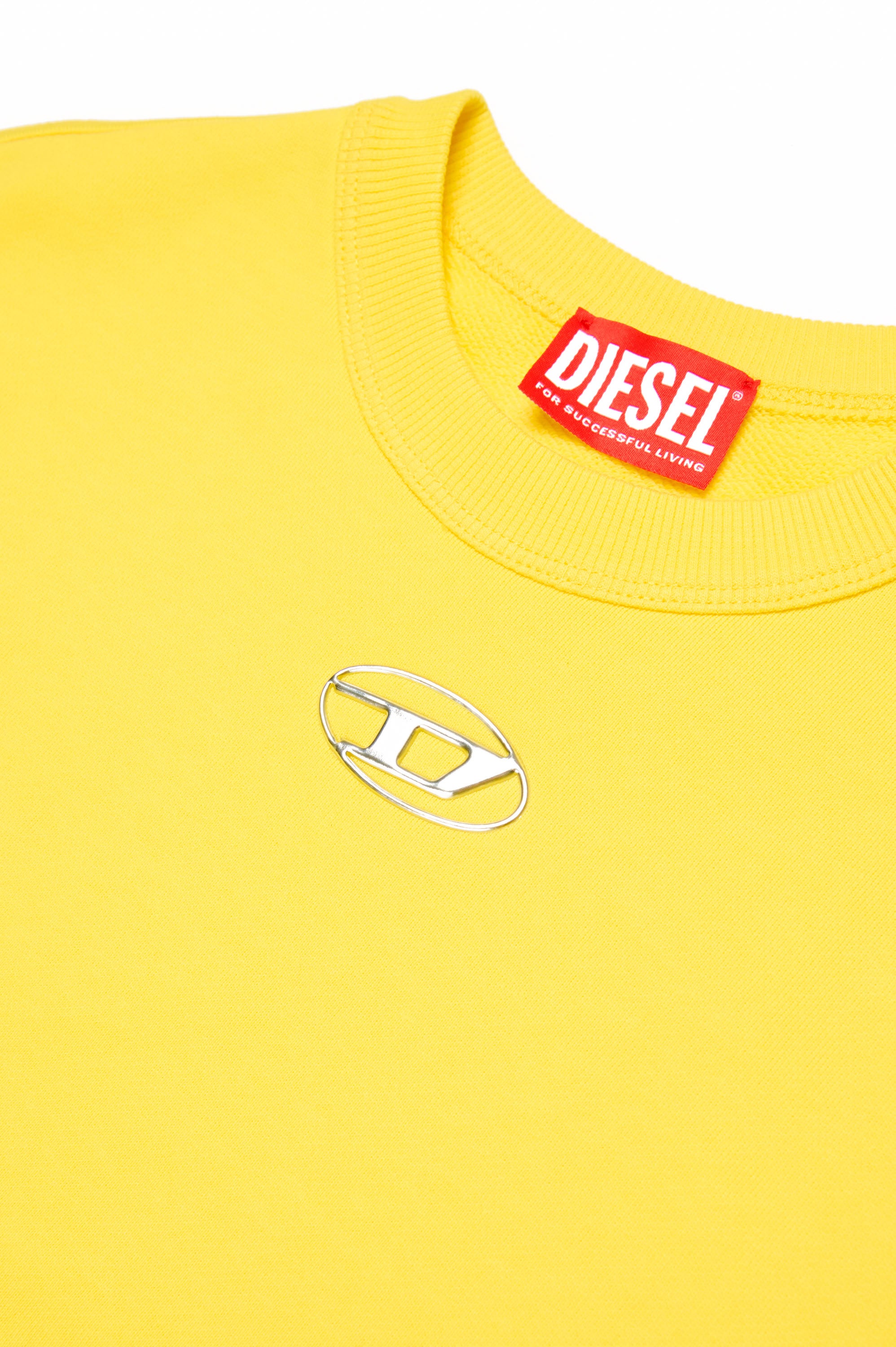 Sweatshirt with printed logo - Golden Yellow