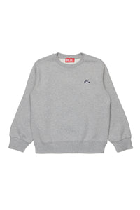 Sweatshirt with printed logo - Grigio Melange Nuovo