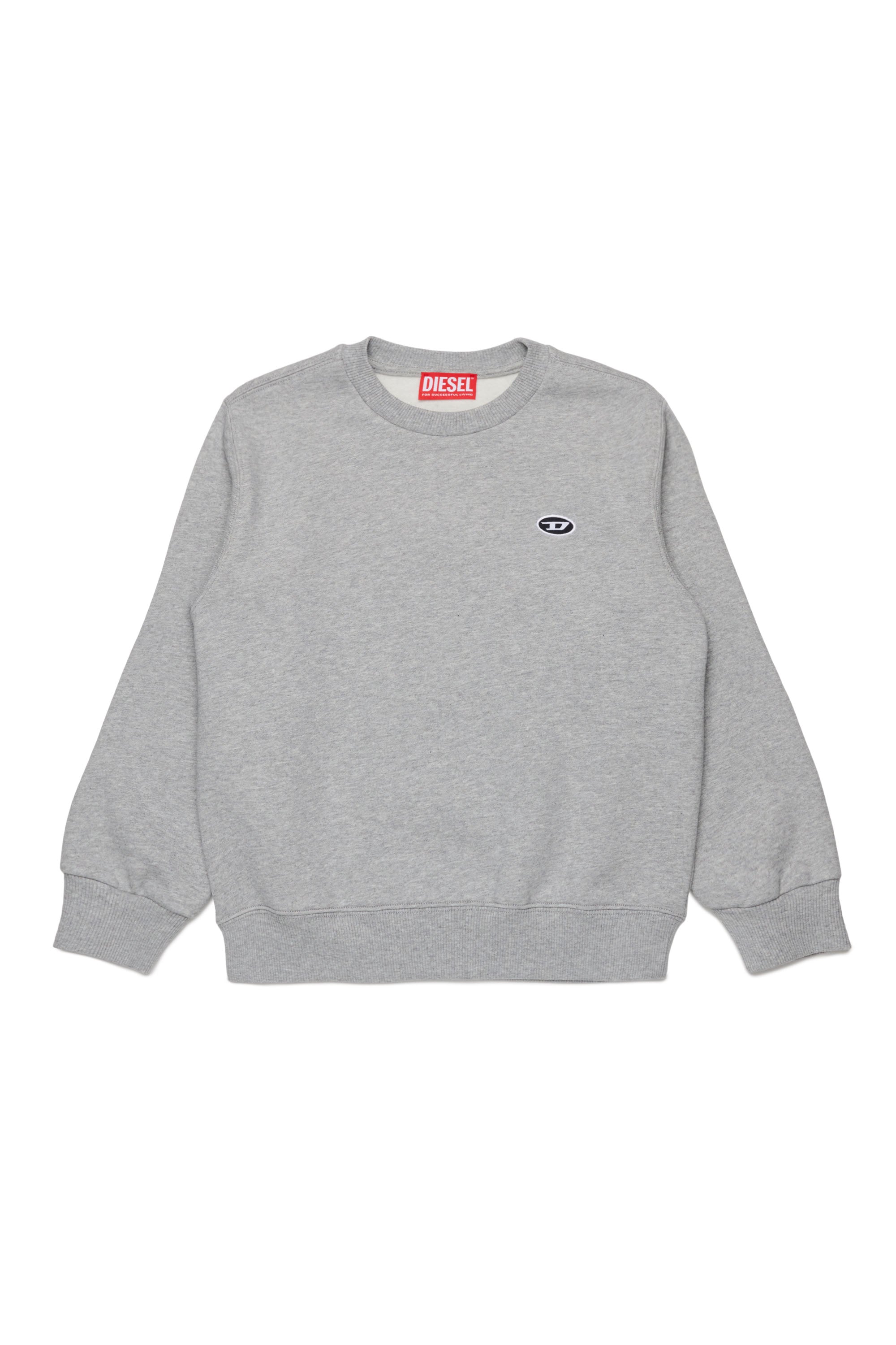 Sweatshirt with printed logo - Grigio Melange Nuovo