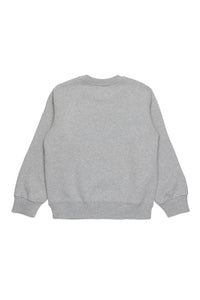 Sweatshirt with printed logo - Grigio Melange Nuovo