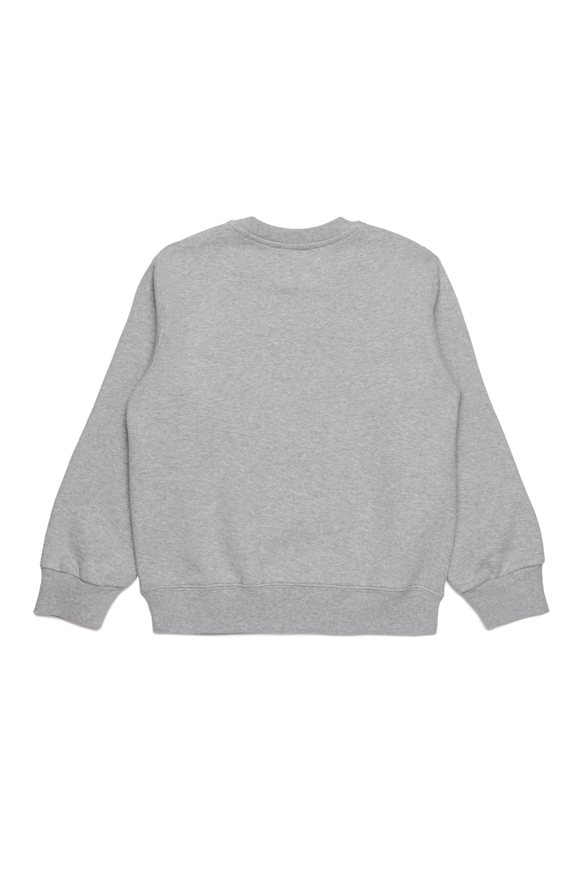 Sweatshirt with printed logo - Grigio Melange Nuovo