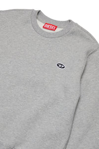 Sweatshirt with printed logo - Grigio Melange Nuovo