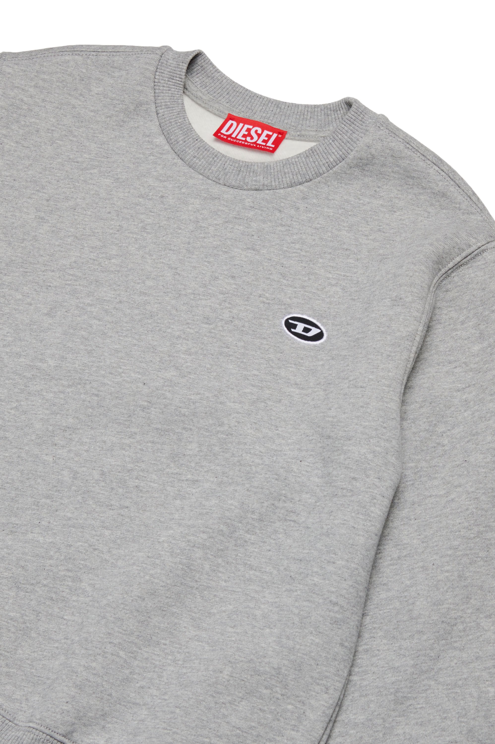 Sweatshirt with printed logo - Grigio Melange Nuovo