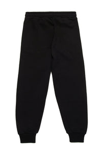 Pantalon de survêtement à zip et taille élastique - Nero