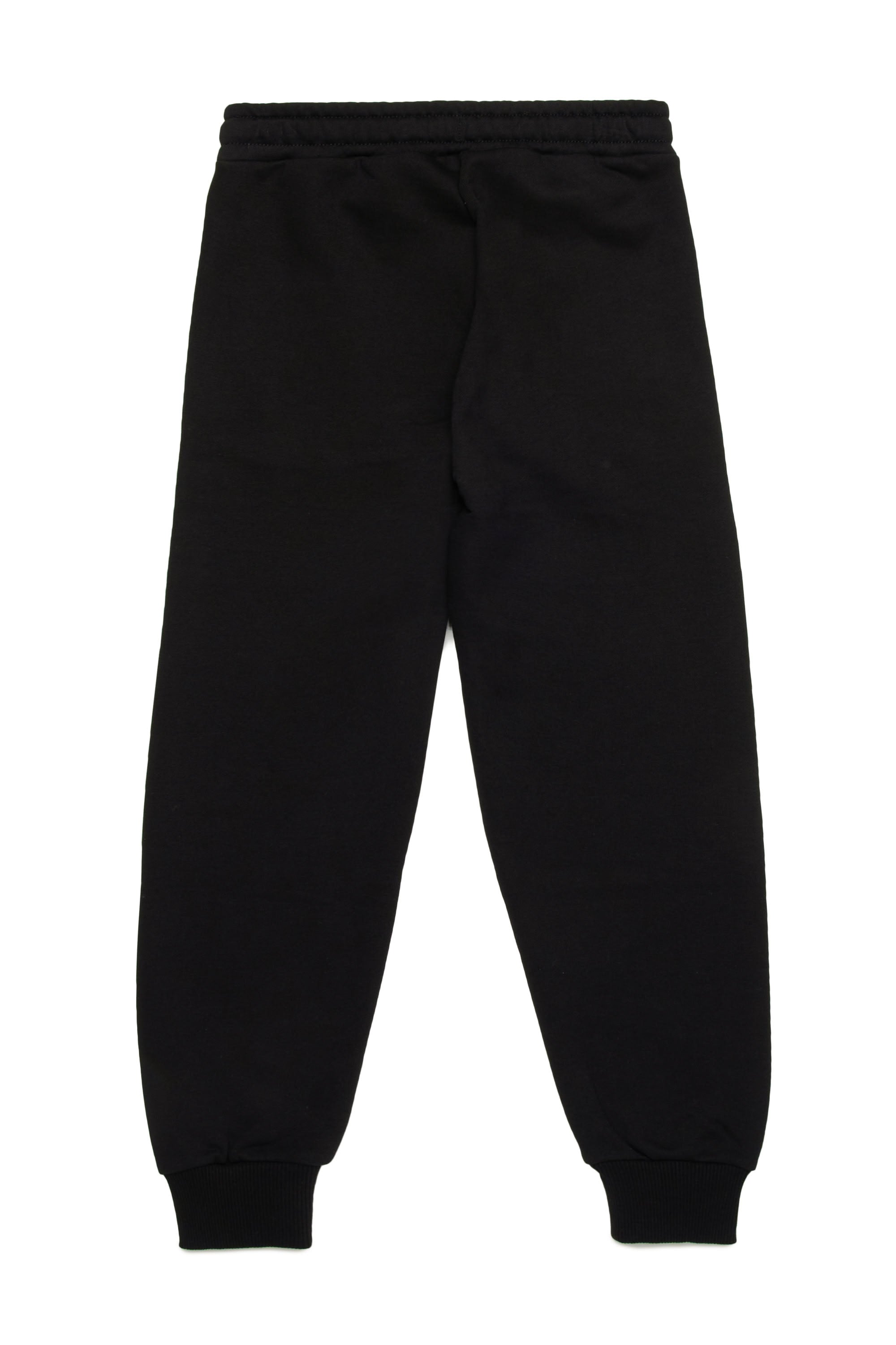 Pantalon de survêtement à zip et taille élastique - Nero