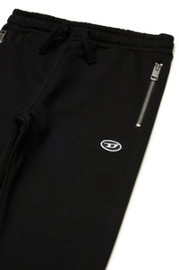 Pantalon de survêtement à zip et taille élastique - Nero