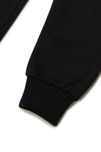 Pantalon de survêtement à zip et taille élastique - Nero