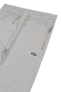 Pantalon de survêtement à zip et taille élastique - Grigio Melange Nuovo