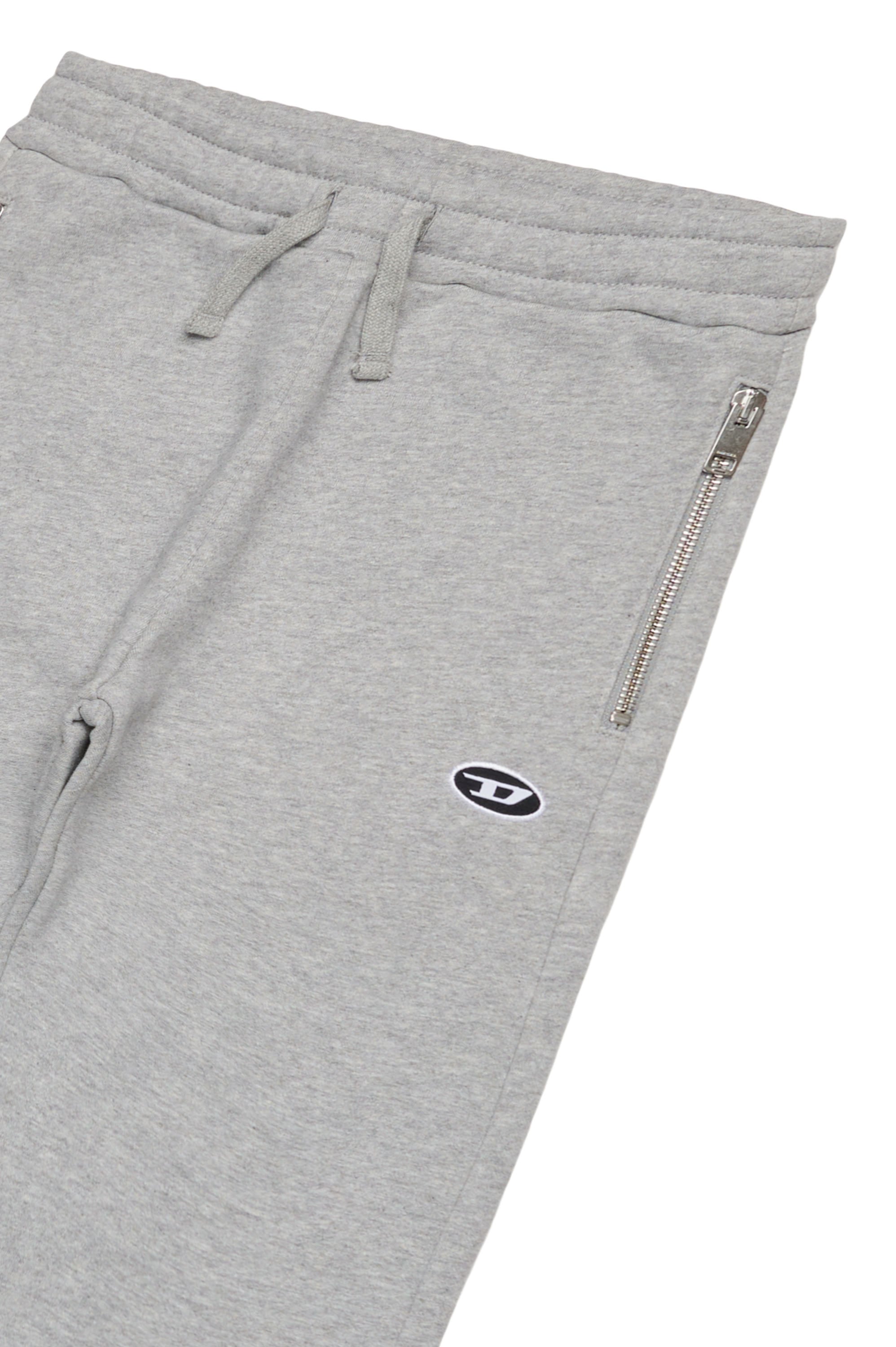 Pantalon de survêtement à zip et taille élastique - Grigio Melange Nuovo