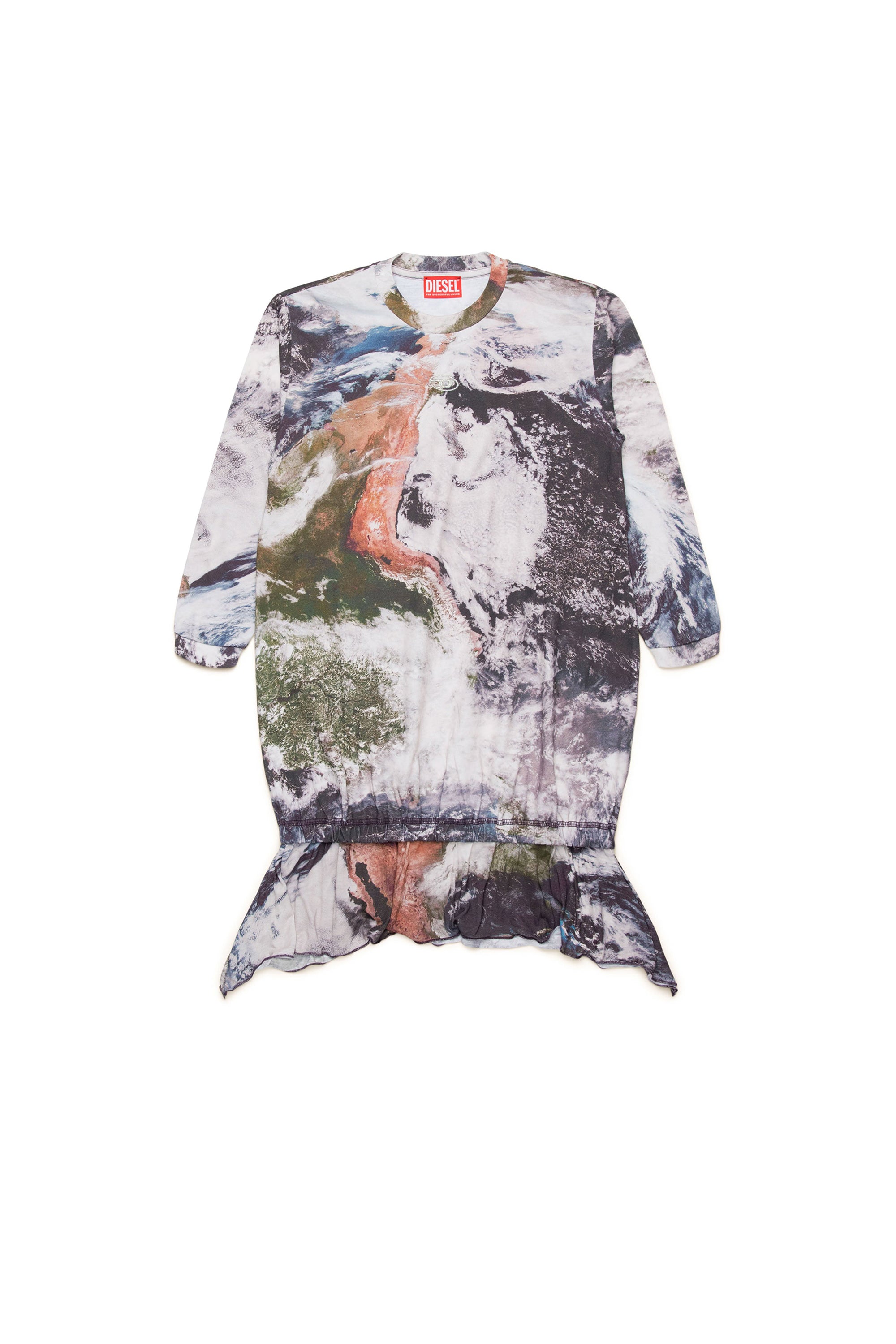 Robe asymétrique - Multicolor