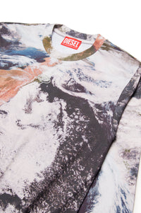 Robe asymétrique - Multicolor