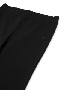 Pantalon évasé à taille élastique - Nero