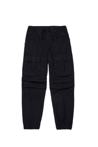Cargo trousers with pockets - Nero