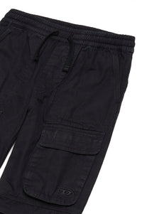 Cargo trousers with pockets - Nero