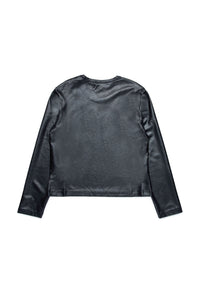 T-shirt à manches longues avec logo - Nero