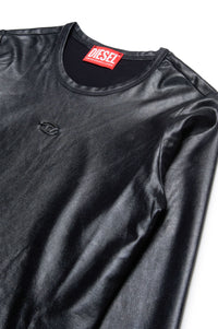 T-shirt à manches longues avec logo - Nero