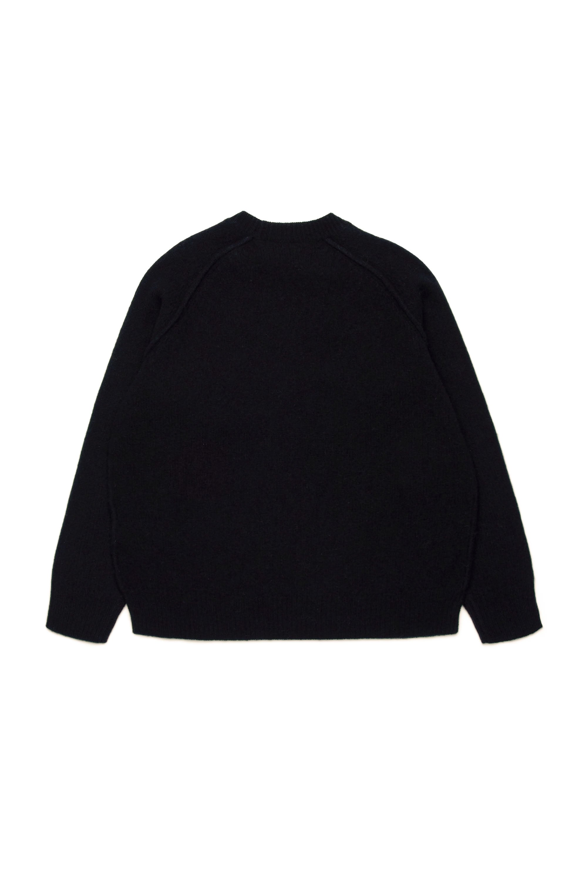 Pull avec logo en laine - Nero