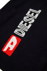 Pull avec logo en laine - Nero
