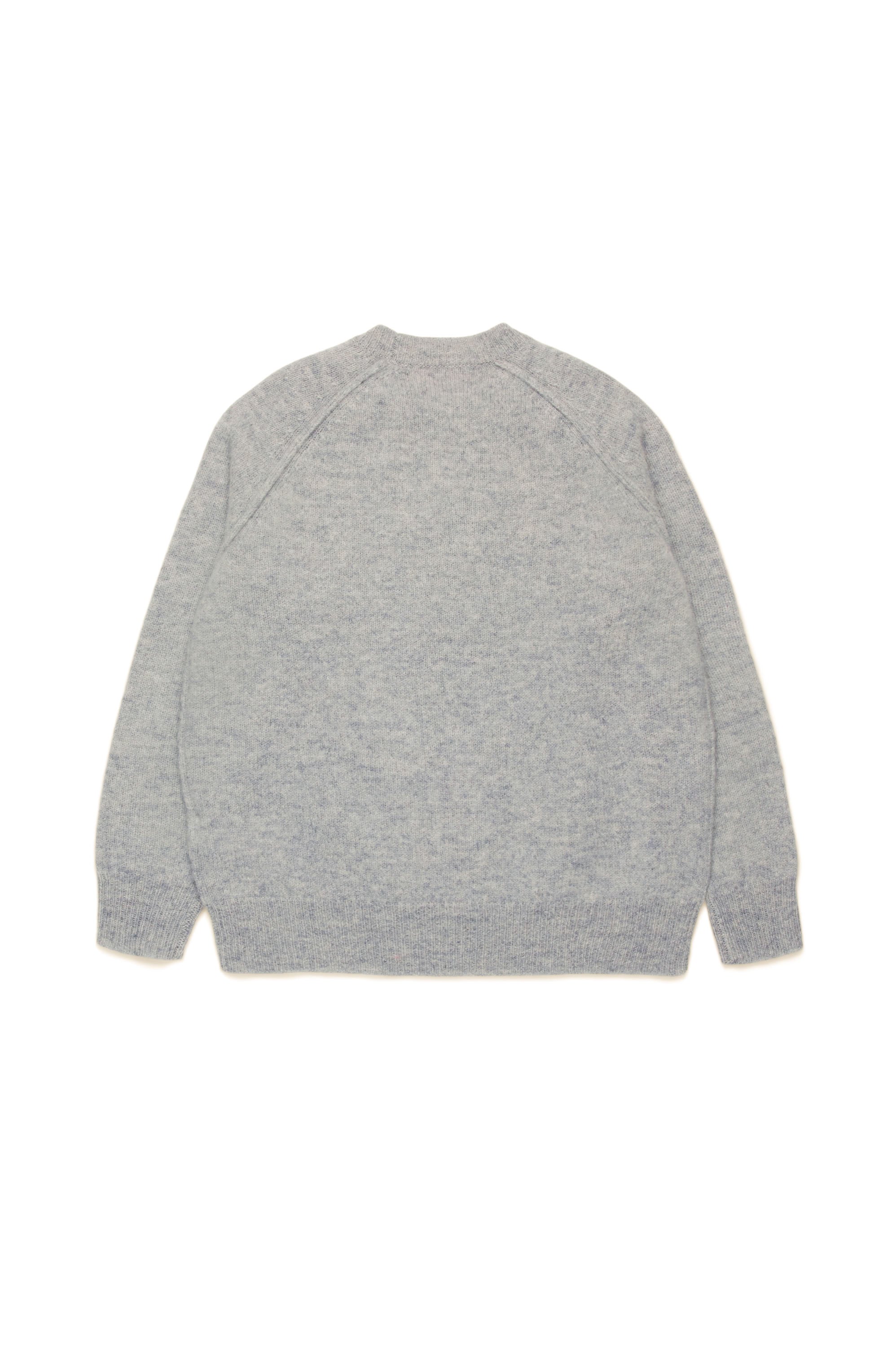 Pull avec logo en laine - Grigio Melange Nuovo