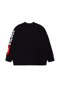 Cardigan à boutons en laine - Nero